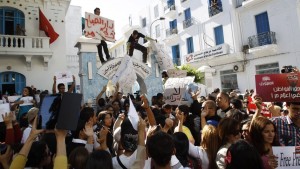 giornalisti tunisini, protesta