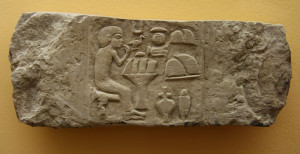 parte di stele egizia
