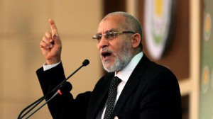 File picture shows Egyptian Islamic leader Badie in Khartoum