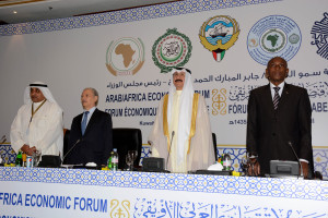 AUC Chief of Staff H.E Natama attending the opening ceremony of the Arab Africa Economic Forum in Kuwait 11-11-2013