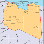 Libia mappa