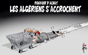 Gli algerini si aggrappano 