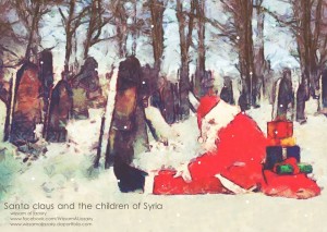 Santa Claus and the children of Syria - Wissam al-Jaza'iri