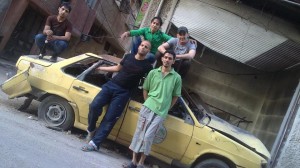 I ragazzi del coro di Yarmouk