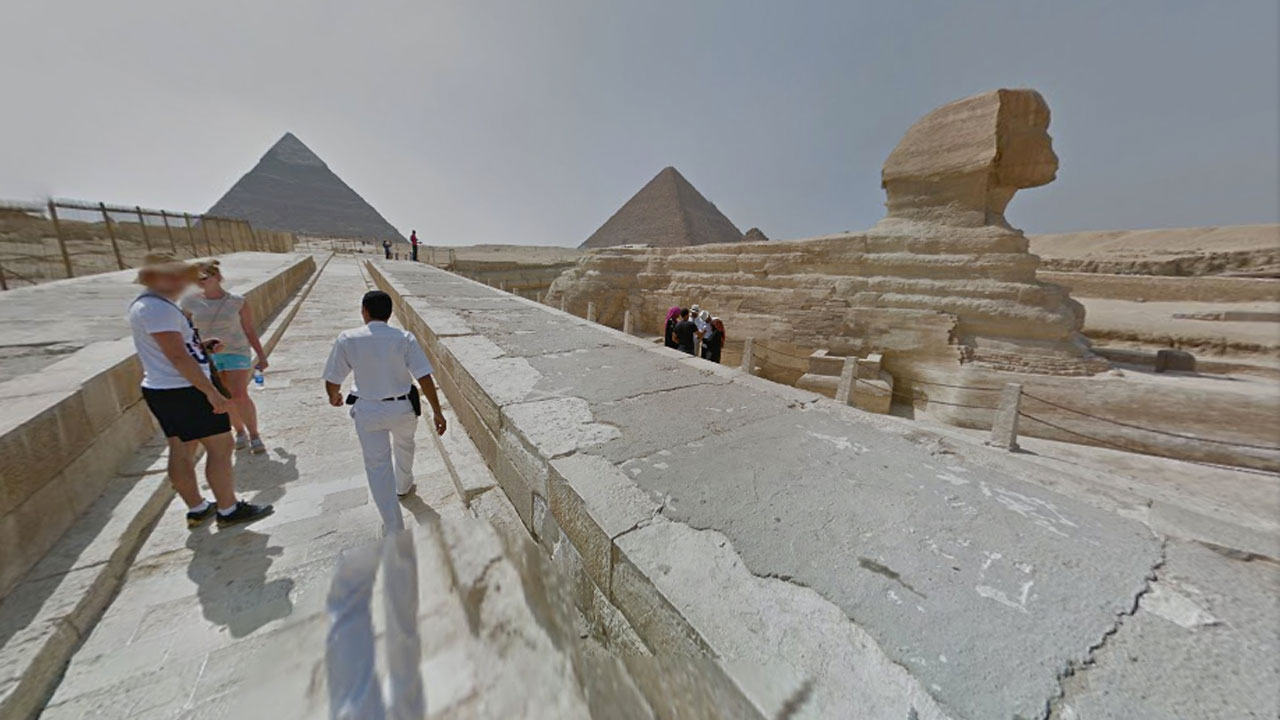 google street view piramidi di giza