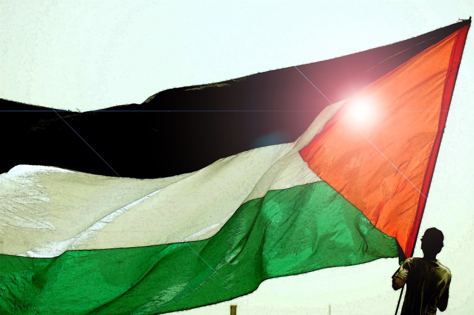 Bandiera palestinese - Palestina