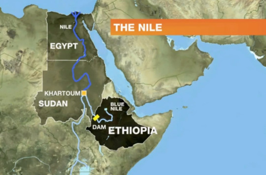 diga tra etiopia, Sudan ed Egitto