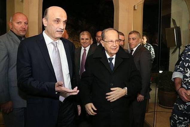 Aoun e Geagea, presidenziali libano