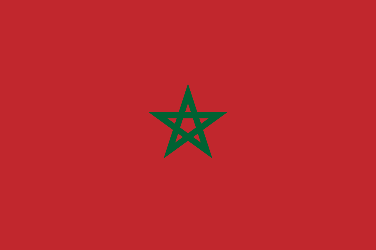 marocco bandiera marocchina
